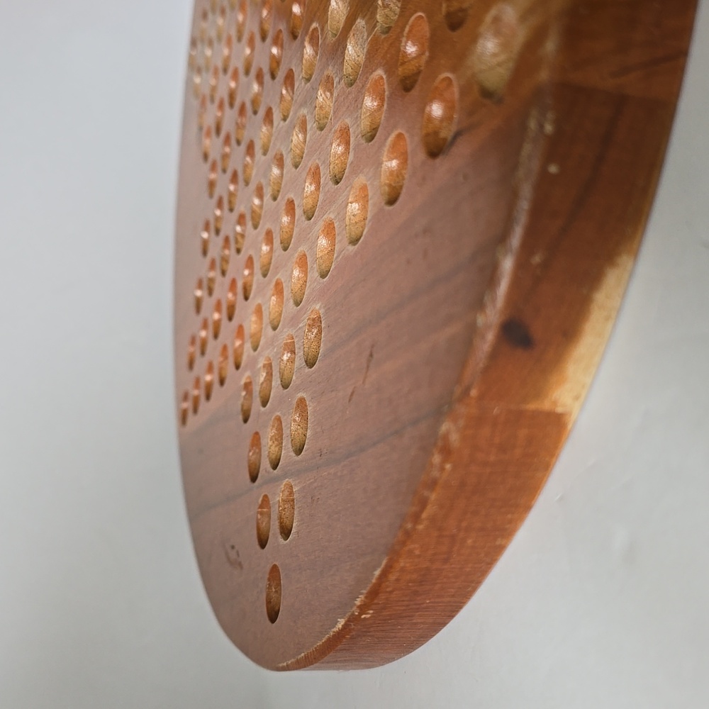 Wooden Chinese Checkers Game Board Vermont Made Maple Landmark Woodcraft Company - Picture 11 of 12